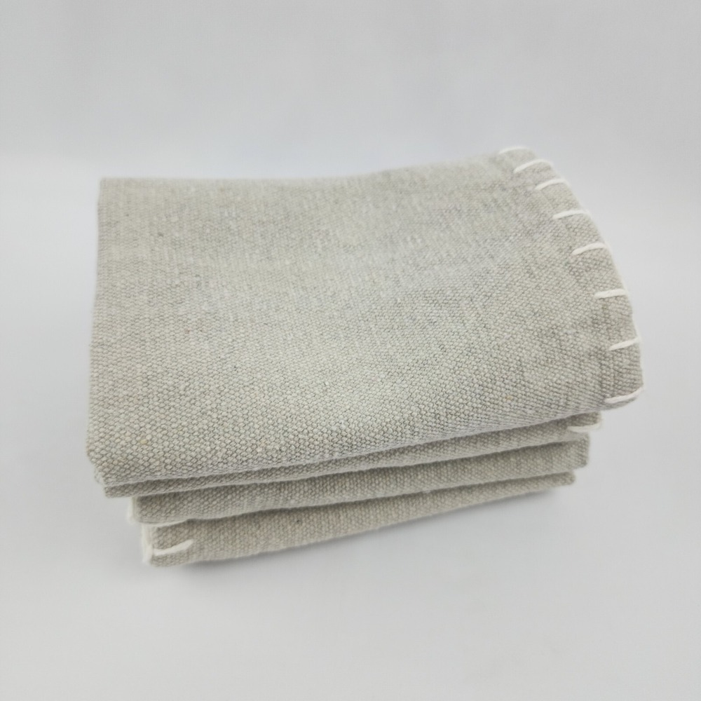 4 Fennco Styles Celena Collection Contemporary 100% Cotton Cloth Napkin India - Picture 8 of 8